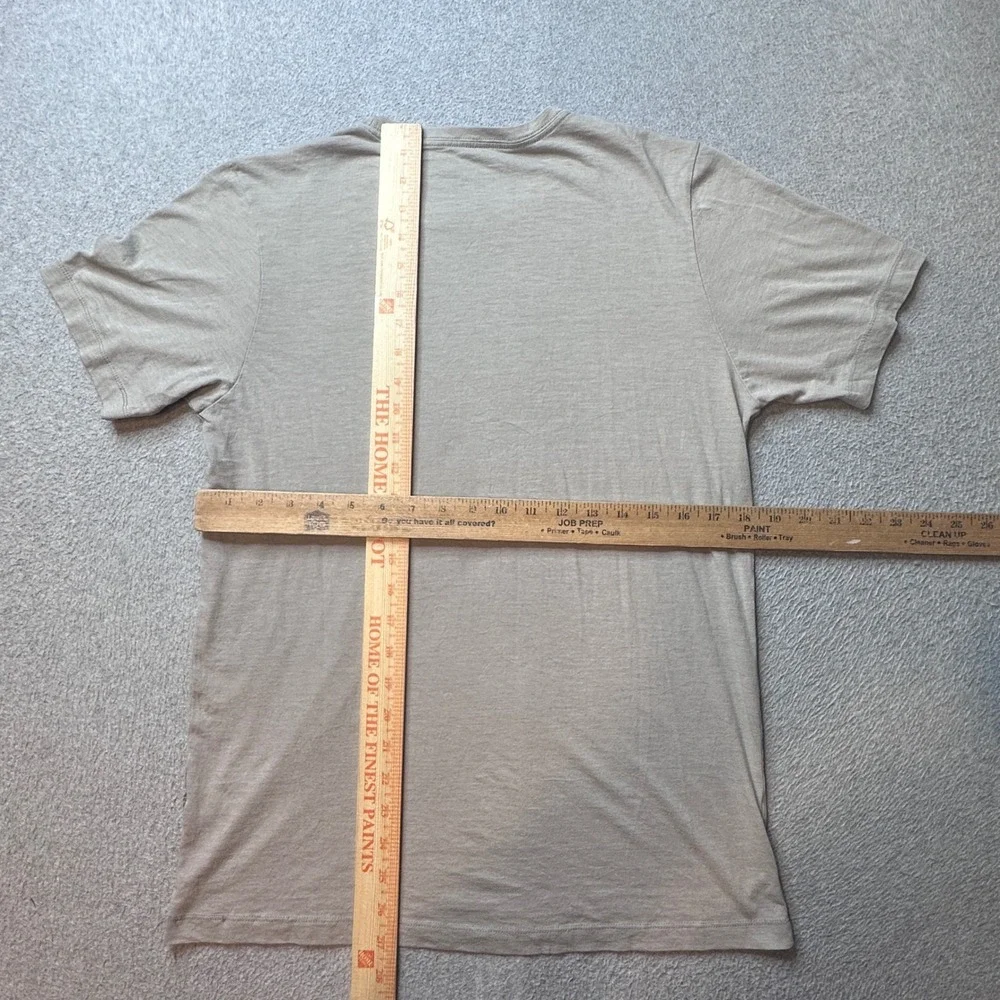 The North Face T-Shirt Mens M Tan Half Dome Logo Graphic Crew Neck‎ Short Sleeve
